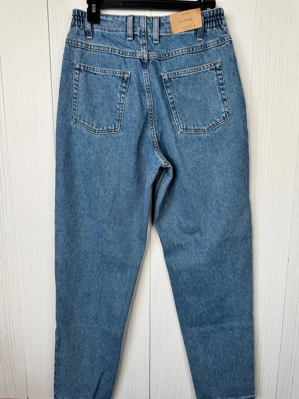 L.L. Bean Women's Original Fit/Relaxed High-Rise Comfort Waist Tapered Leg